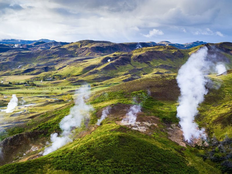 T�r�z�s a Reykjadalur v�lgyben